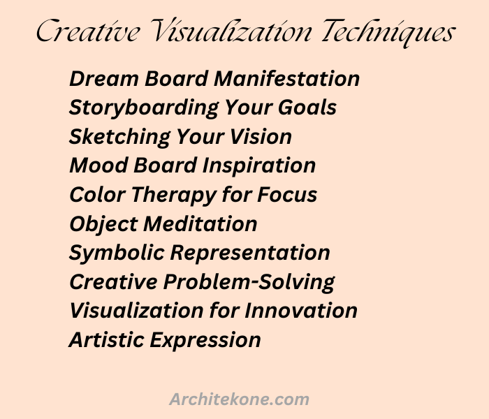 Creative Visualization Techniques