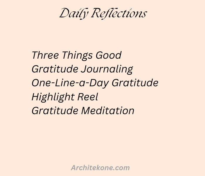 Daily Reflections