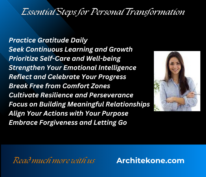 Essential Steps for Personal Transformation 11-20