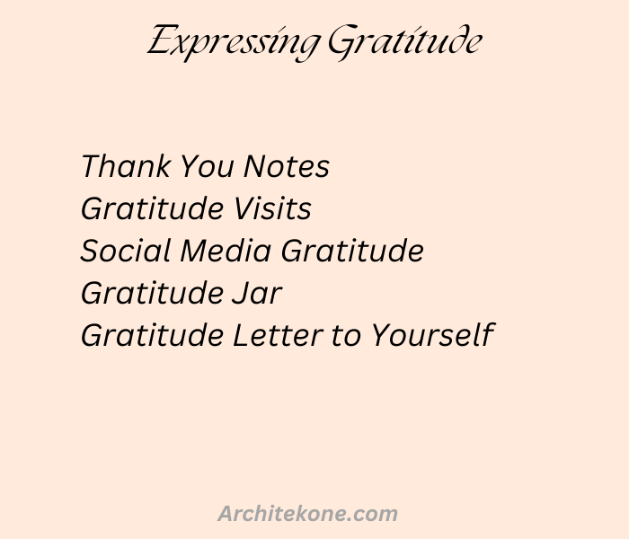 Expressing Gratitude