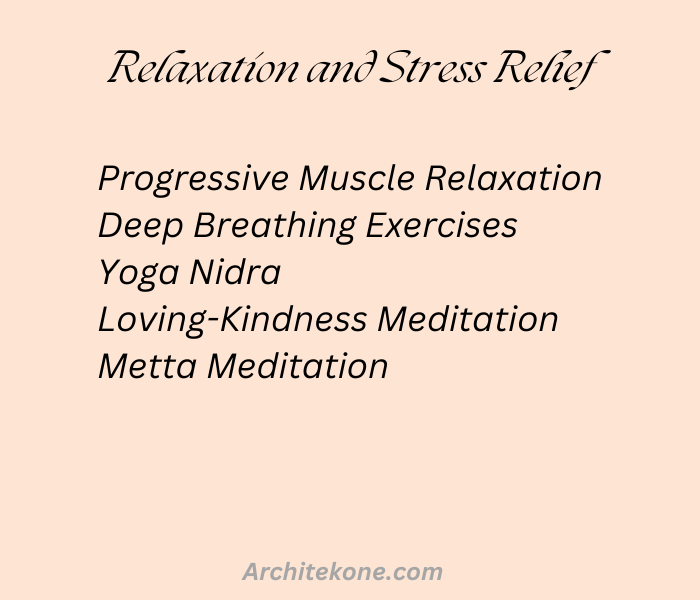 Relaxation and Stress Relief