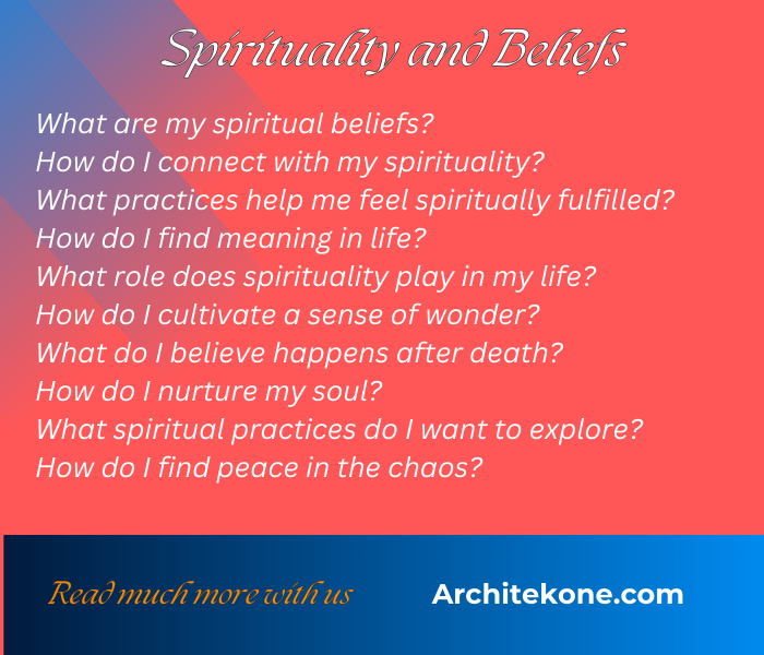 Spirituality and Beliefs